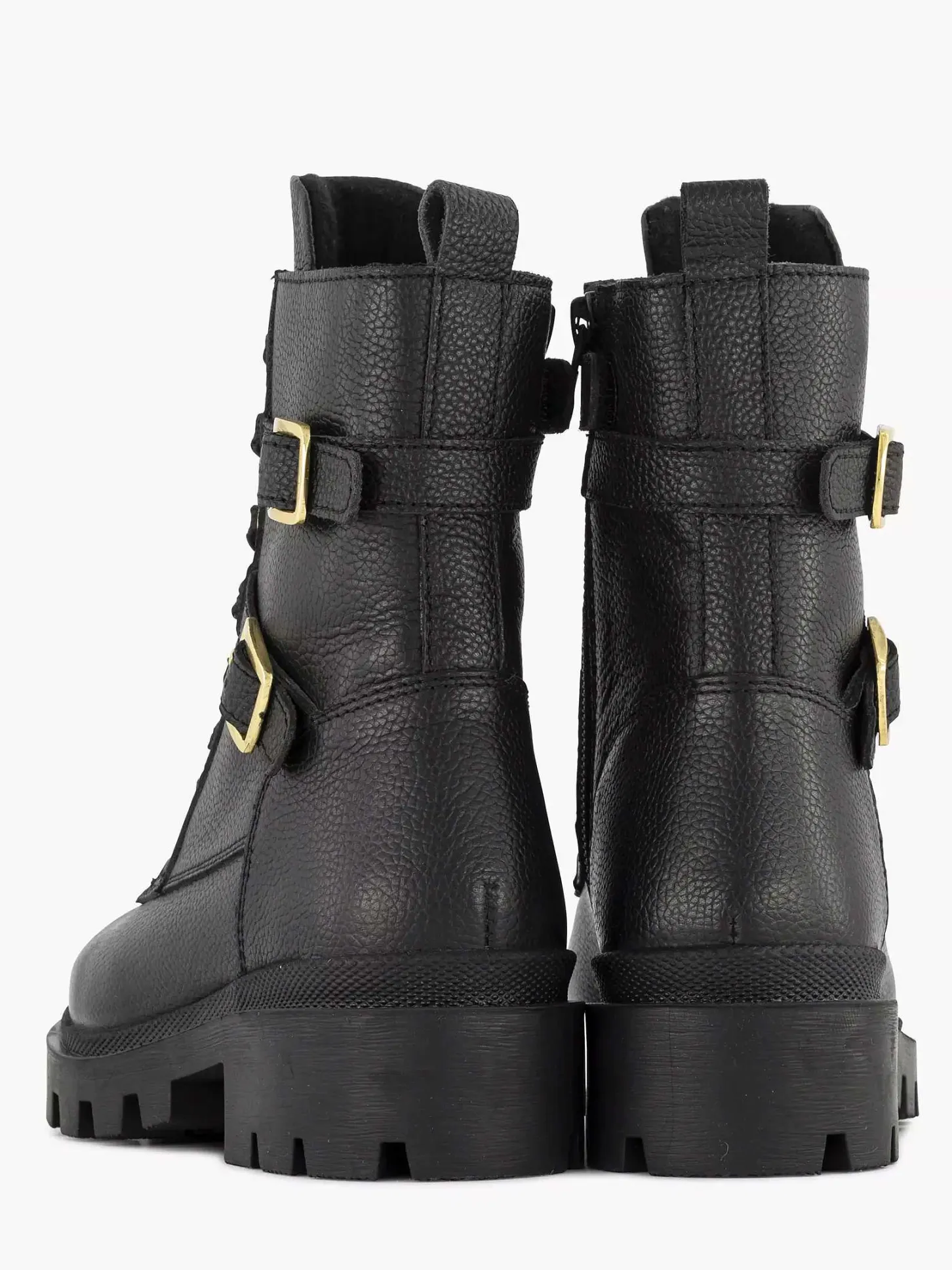 New Zwarte Leren Veterboot Kinderen Jongensschoenen