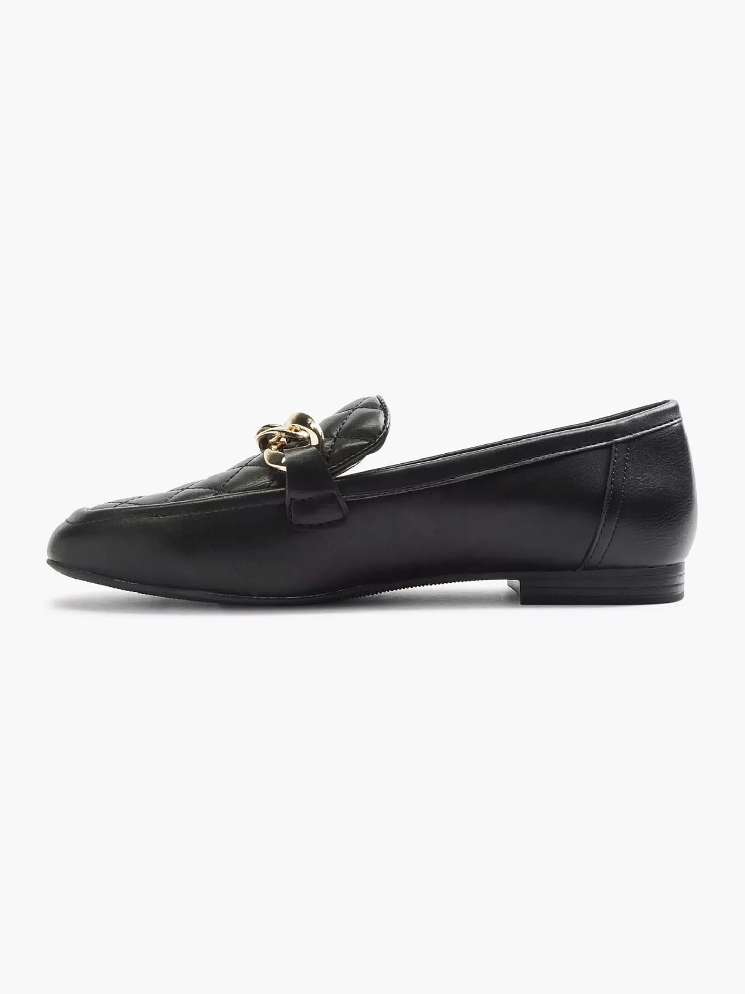 Best Zwarte Loafer Ketting Dames Instappers