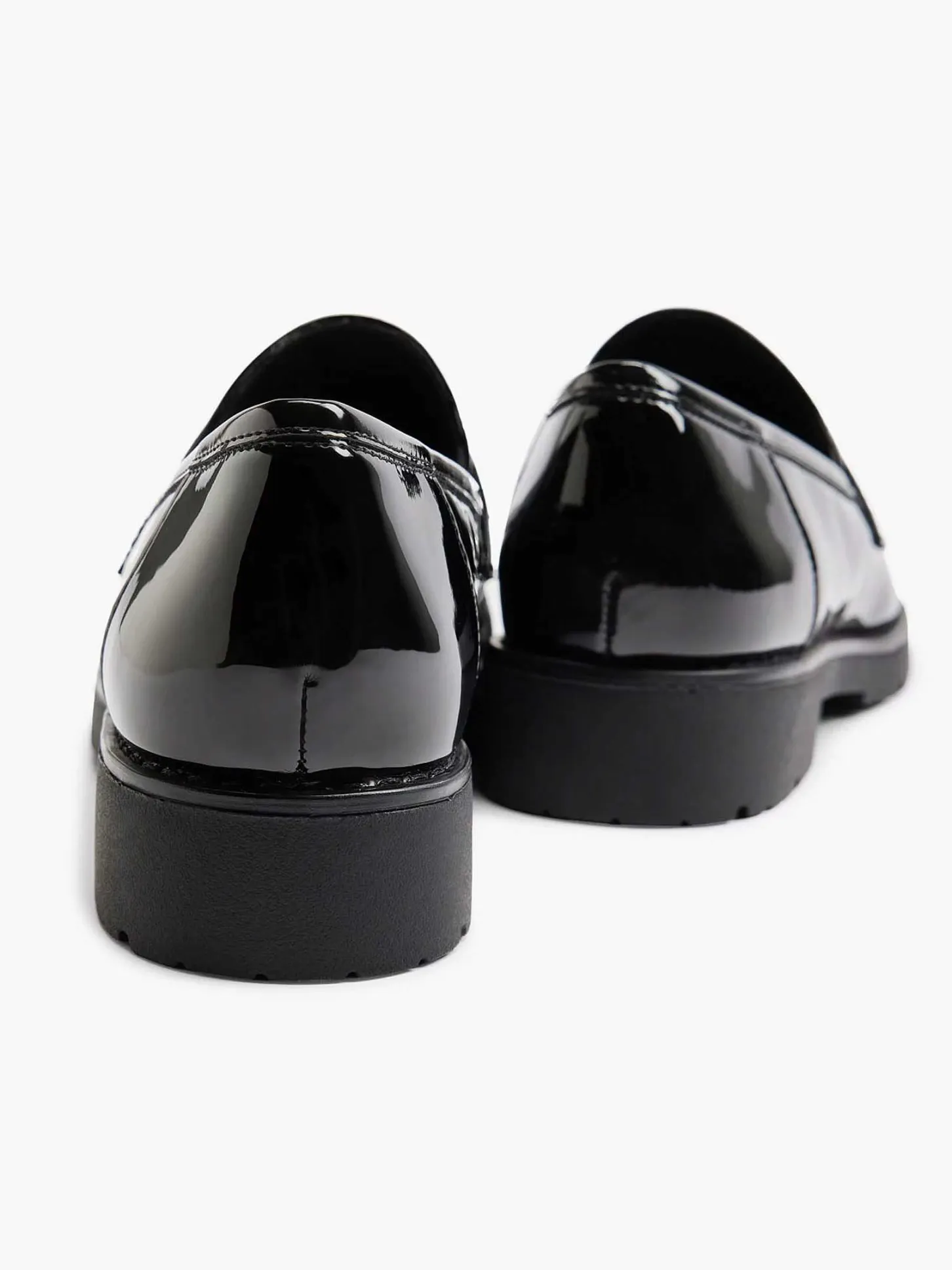 Online Zwarte Loafer Lak Dames Instappers