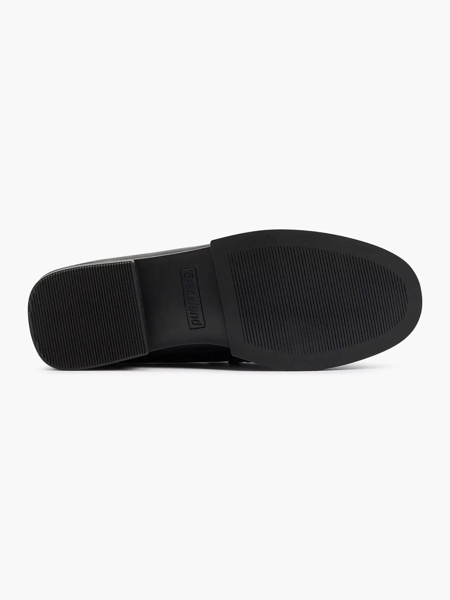 Clearance Zwarte Loafer Sierketting Dames Instappers
