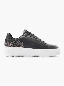 Hot Zwarte Low Cut Shoe Rebound Dames Sneakers