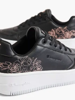 Hot Zwarte Low Cut Shoe Rebound Dames Sneakers