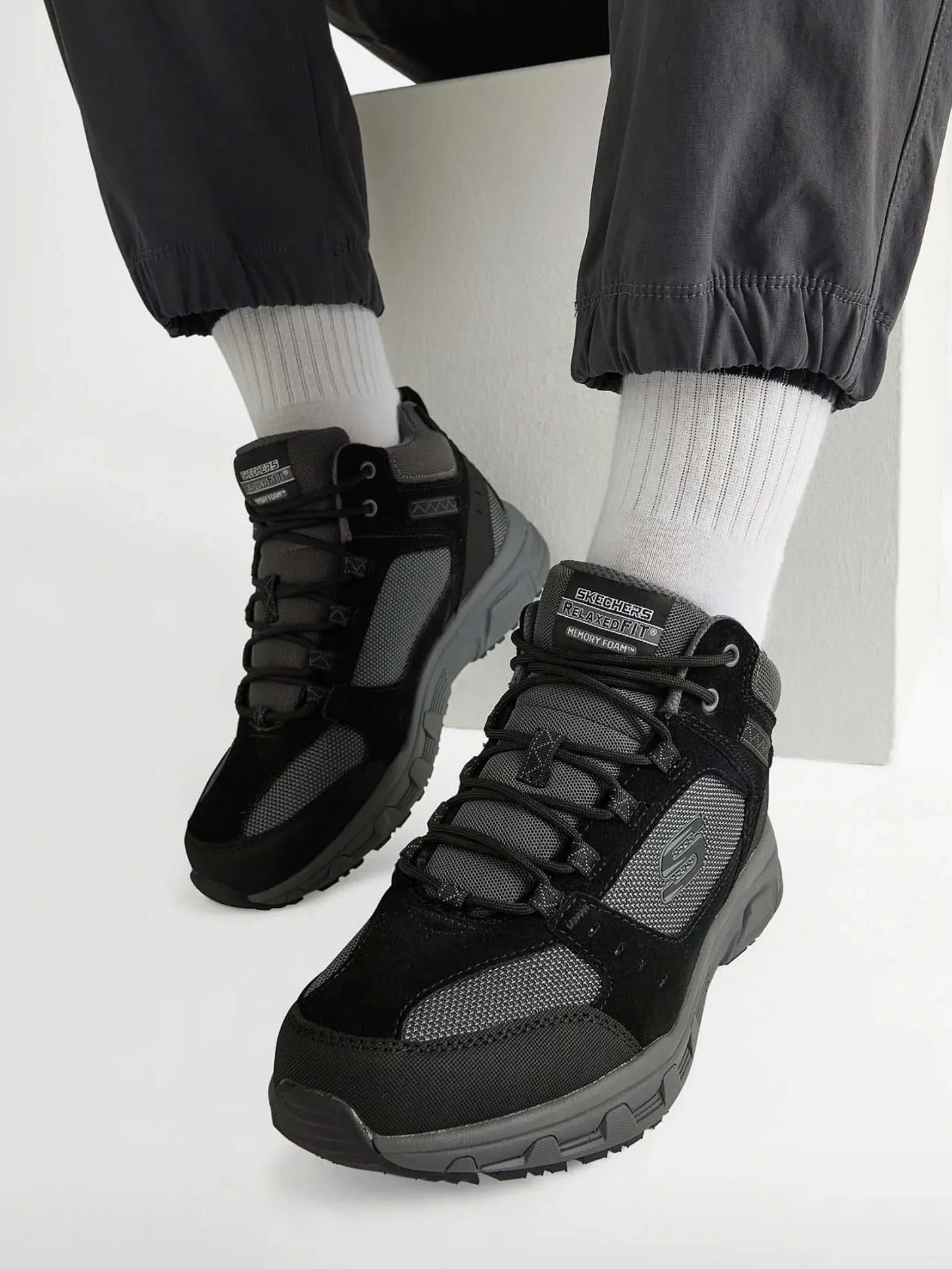 Clearance Zwarte Oak Canyon - Ironhide Heren Sneakers