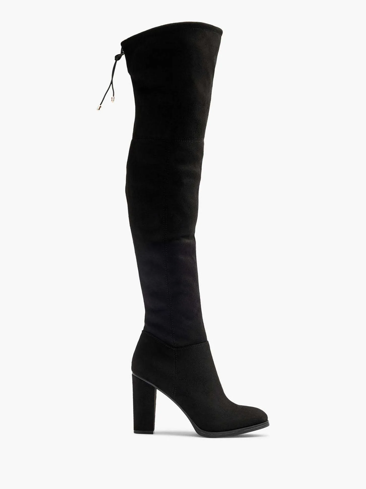 New Zwarte Overknee Laars Hak Dames Hoge Hakken