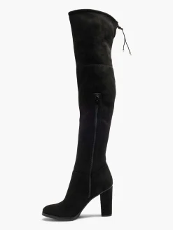 New Zwarte Overknee Laars Hak Dames Hoge Hakken