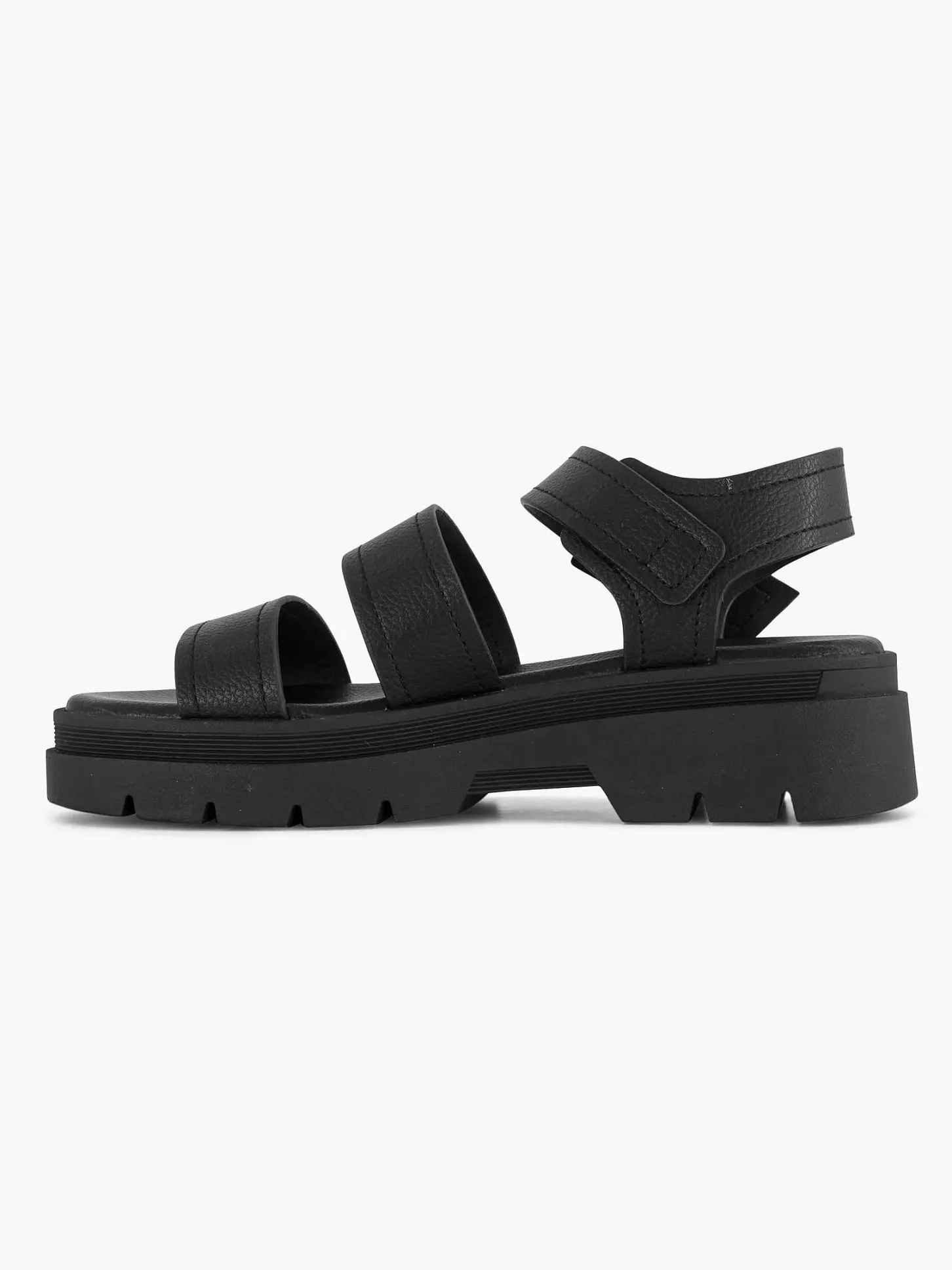 Outlet Zwarte Platform Sandaal Dames Sandalen