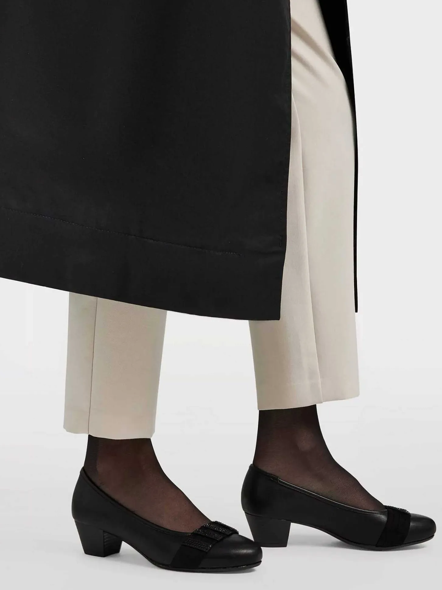 New Zwarte Pump Dames Comfort Schoenen