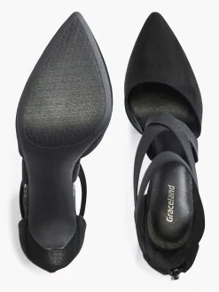 Online Zwarte Pump Elastiek Dames Pumps