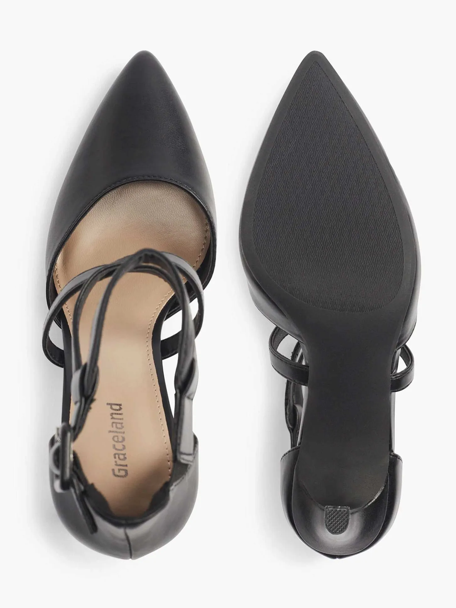 Online Zwarte Pump Gespsluiting Dames Hoge Hakken