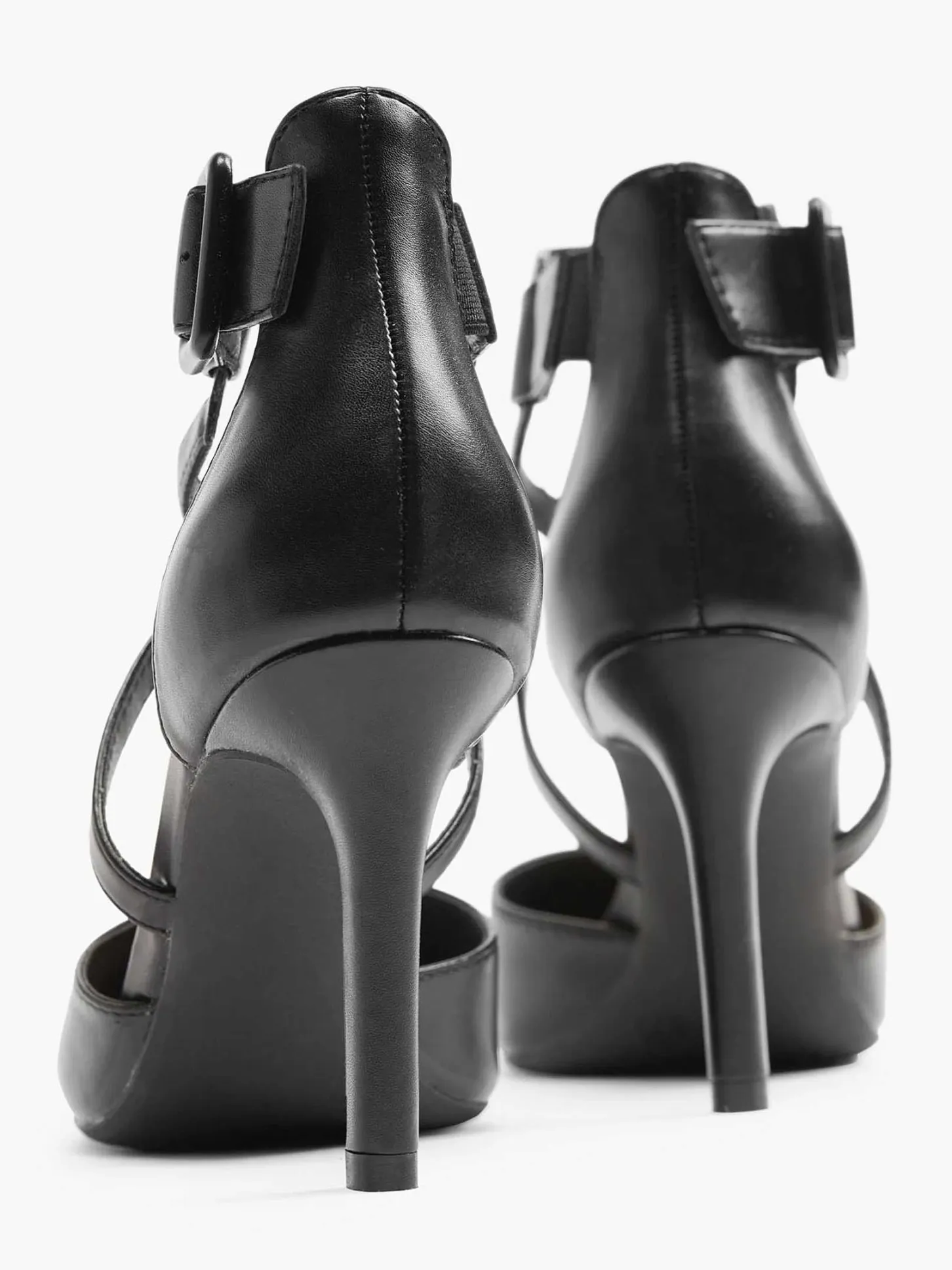 Online Zwarte Pump Gespsluiting Dames Hoge Hakken