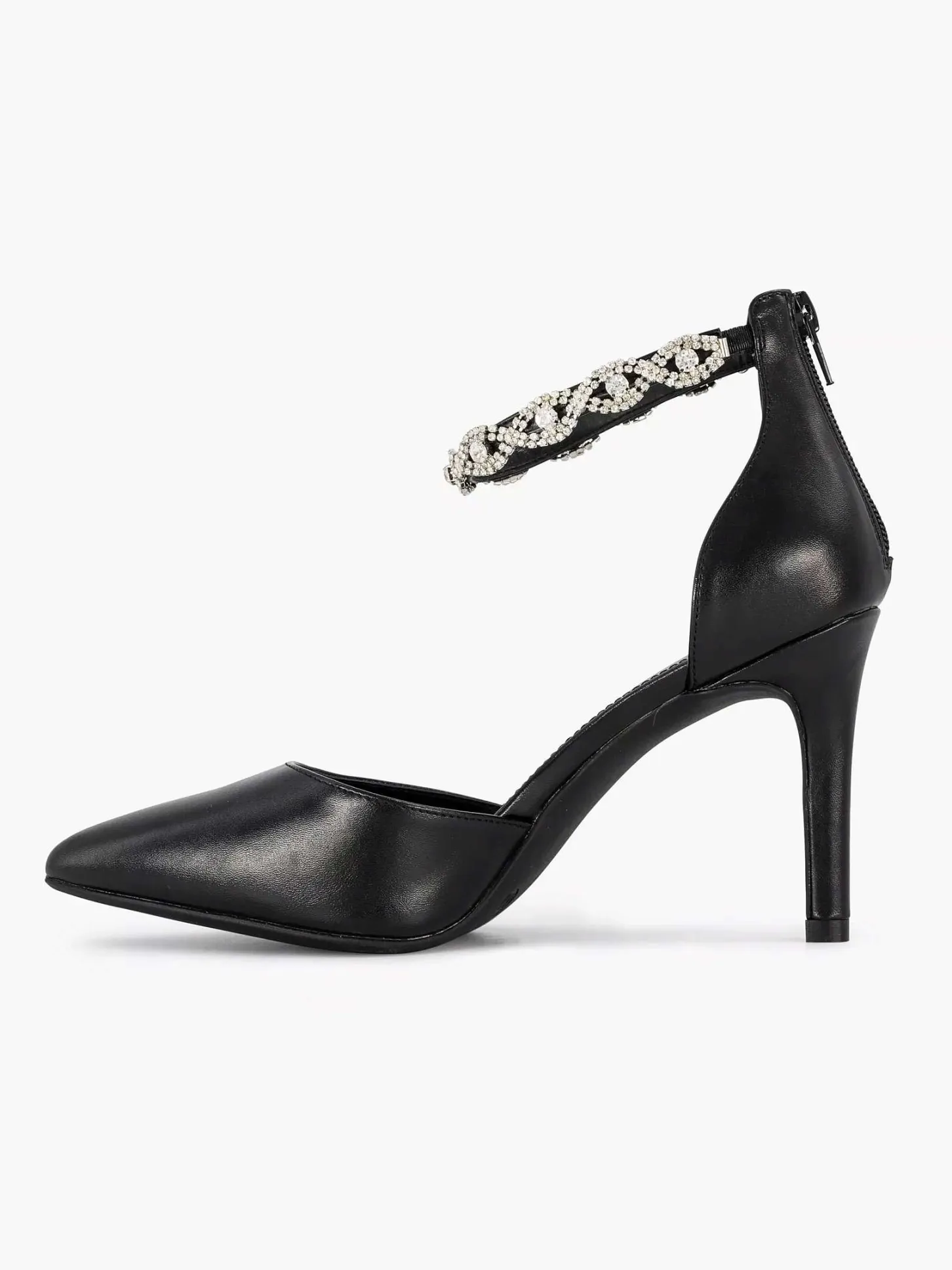 Clearance Zwarte Pump Steentjes Dames Pumps