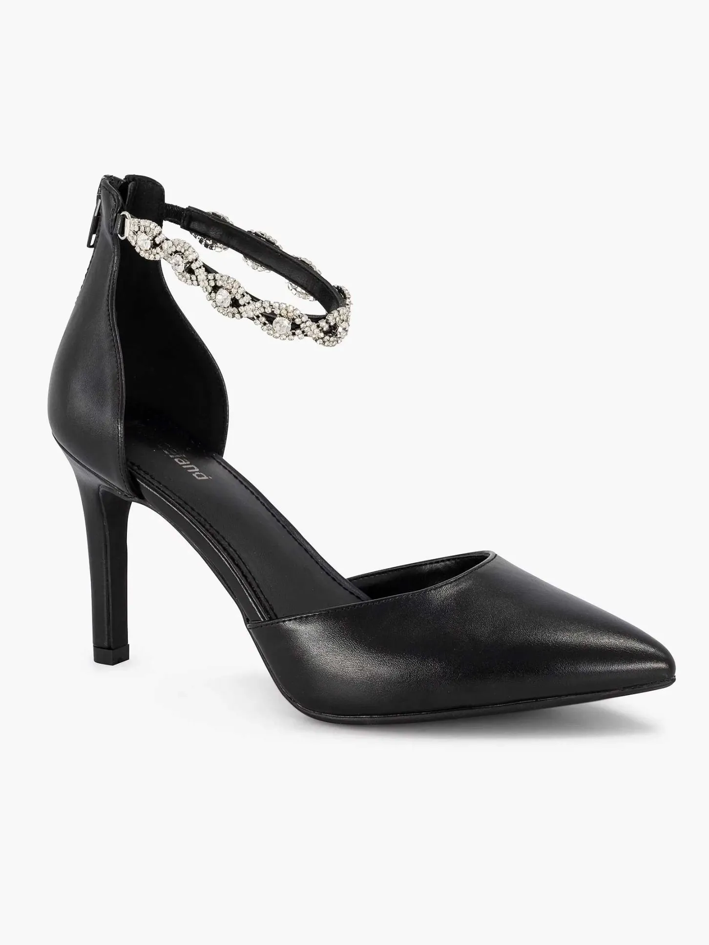 Clearance Zwarte Pump Steentjes Dames Pumps