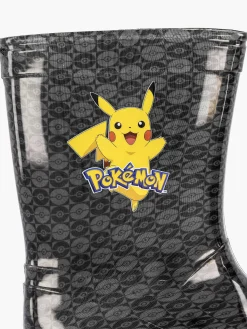 Discount Zwarte Regenlaars Pokemon Kinderen Jongensschoenen
