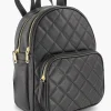 New Zwarte Rugzak Doorgestikt Dames Online Exclusive Accessoires