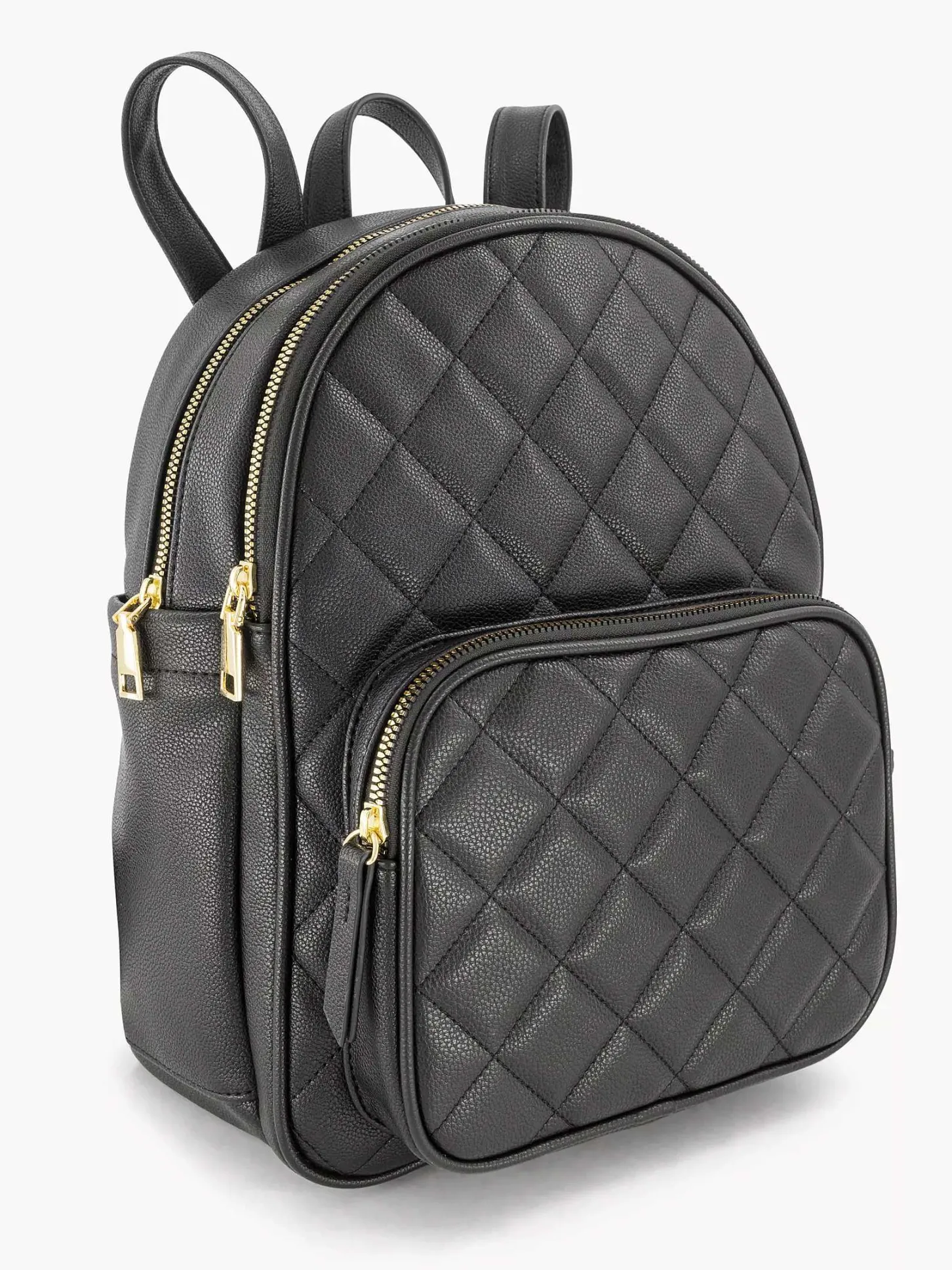 New Zwarte Rugzak Doorgestikt Dames Online Exclusive Accessoires