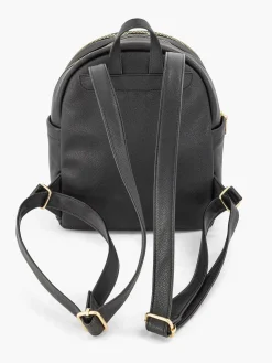 New Zwarte Rugzak Doorgestikt Dames Online Exclusive Accessoires