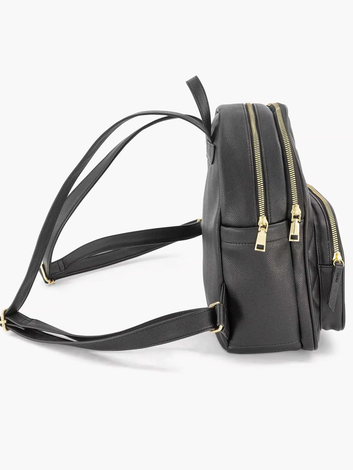 New Zwarte Rugzak Doorgestikt Dames Online Exclusive Accessoires