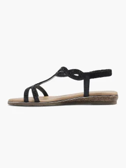 Clearance Zwarte Sandaal Dames Sandalen
