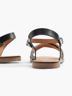 Outlet Zwarte Sandaal Dames Sandalen