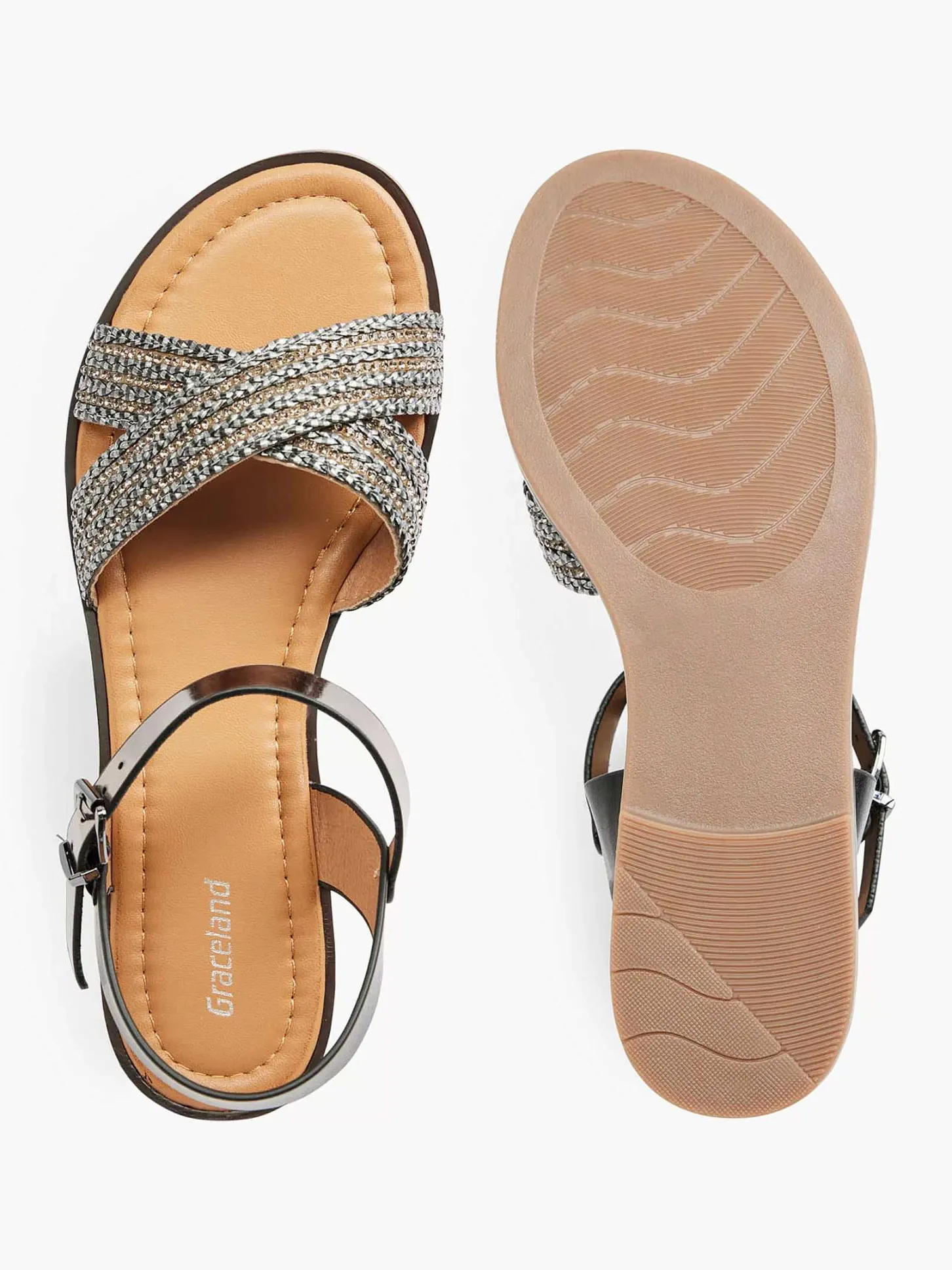 Outlet Zwarte Sandaal Dames Sandalen