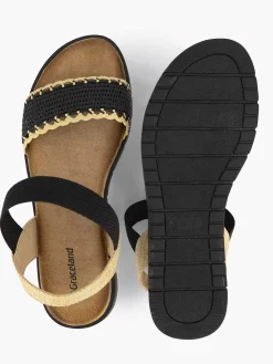 Discount Zwarte Sandaal Dames Sandalen