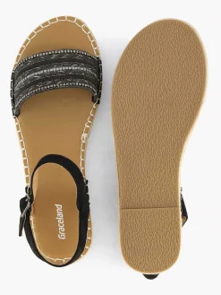 Clearance Zwarte Sandaal Dames Sandalen