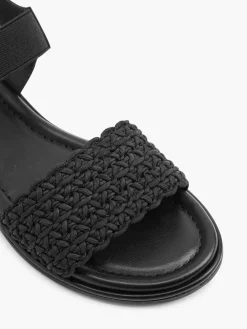 Discount Zwarte Sandaal Dames Sandalen