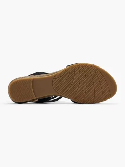 Discount Zwarte Sandaal Dames Sandalen