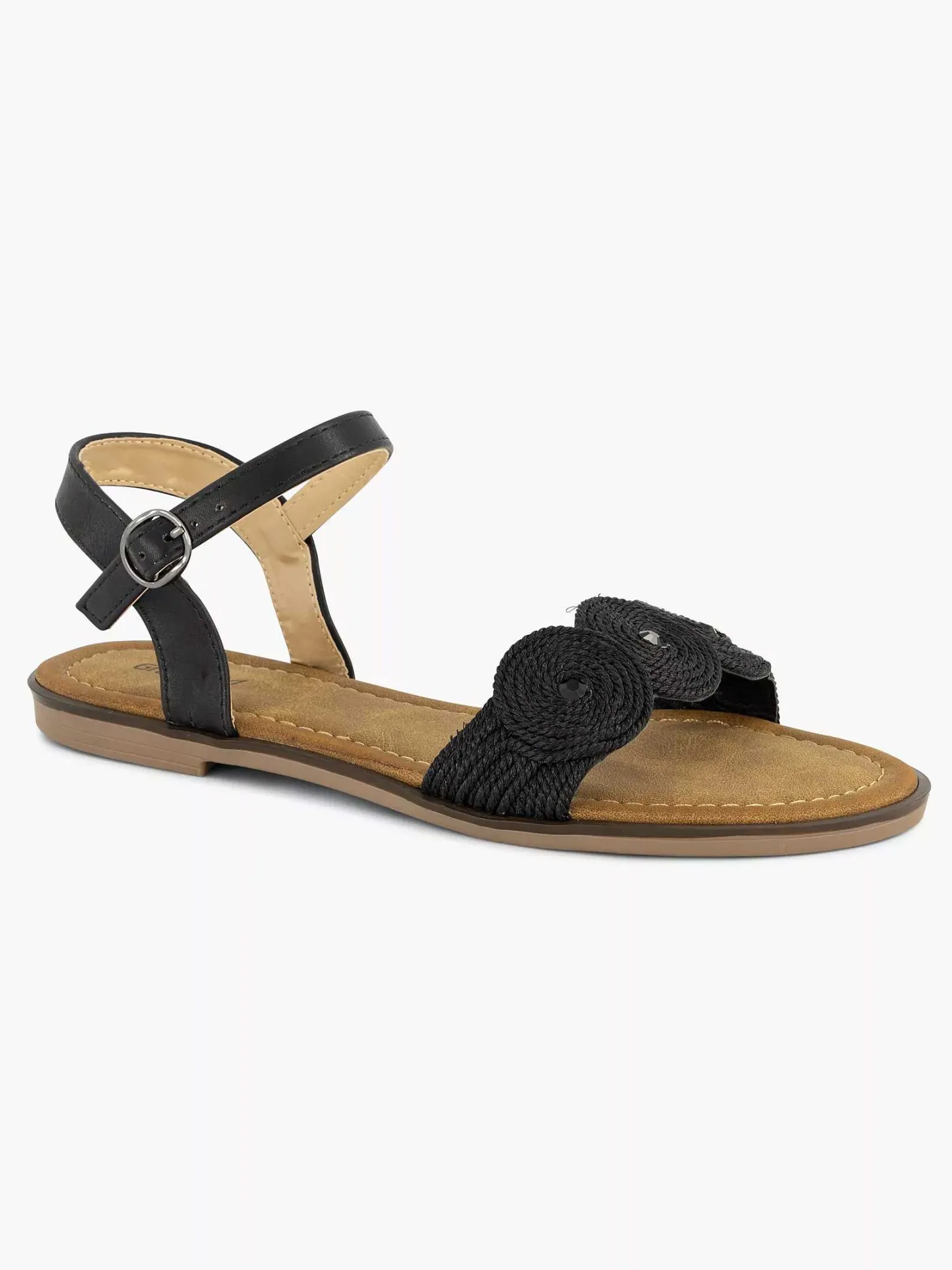 Clearance Zwarte Sandaal Dames Sandalen
