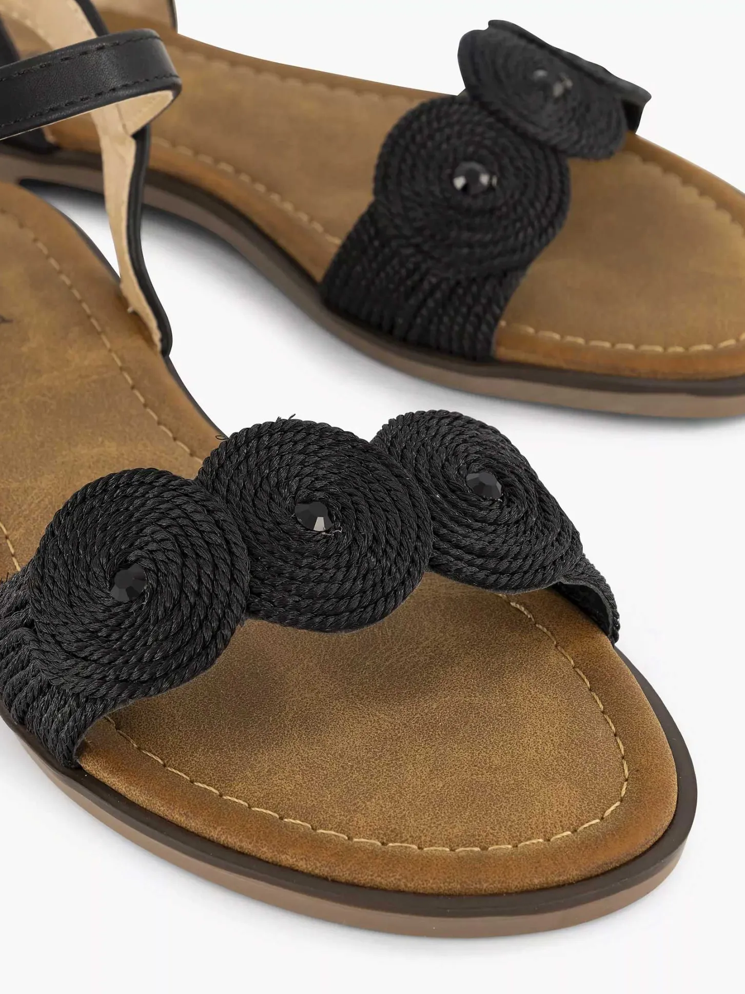 Clearance Zwarte Sandaal Dames Sandalen