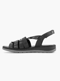 Online Zwarte Sandaal Klittenband Dames Sandalen