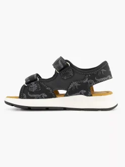 Clearance Zwarte Sandaal Print Kinderen Jongensschoenen