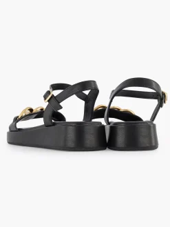 Hot Zwarte Sandaal Sierketting Dames Sandalen