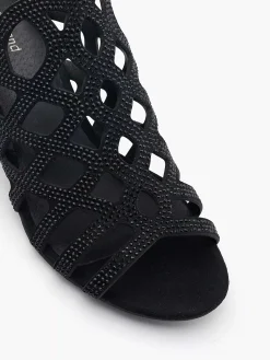 Sale Zwarte Sandalette Dames Sandalen