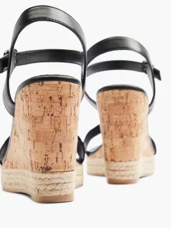 Hot Zwarte Sandalette Dames Hoge Hakken