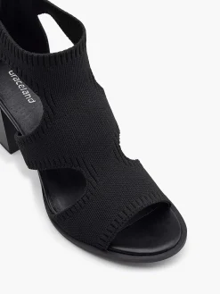 Hot Zwarte Sandalette Dames Sandalen