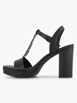 Outlet Zwarte Sandalette Dames Sandalen