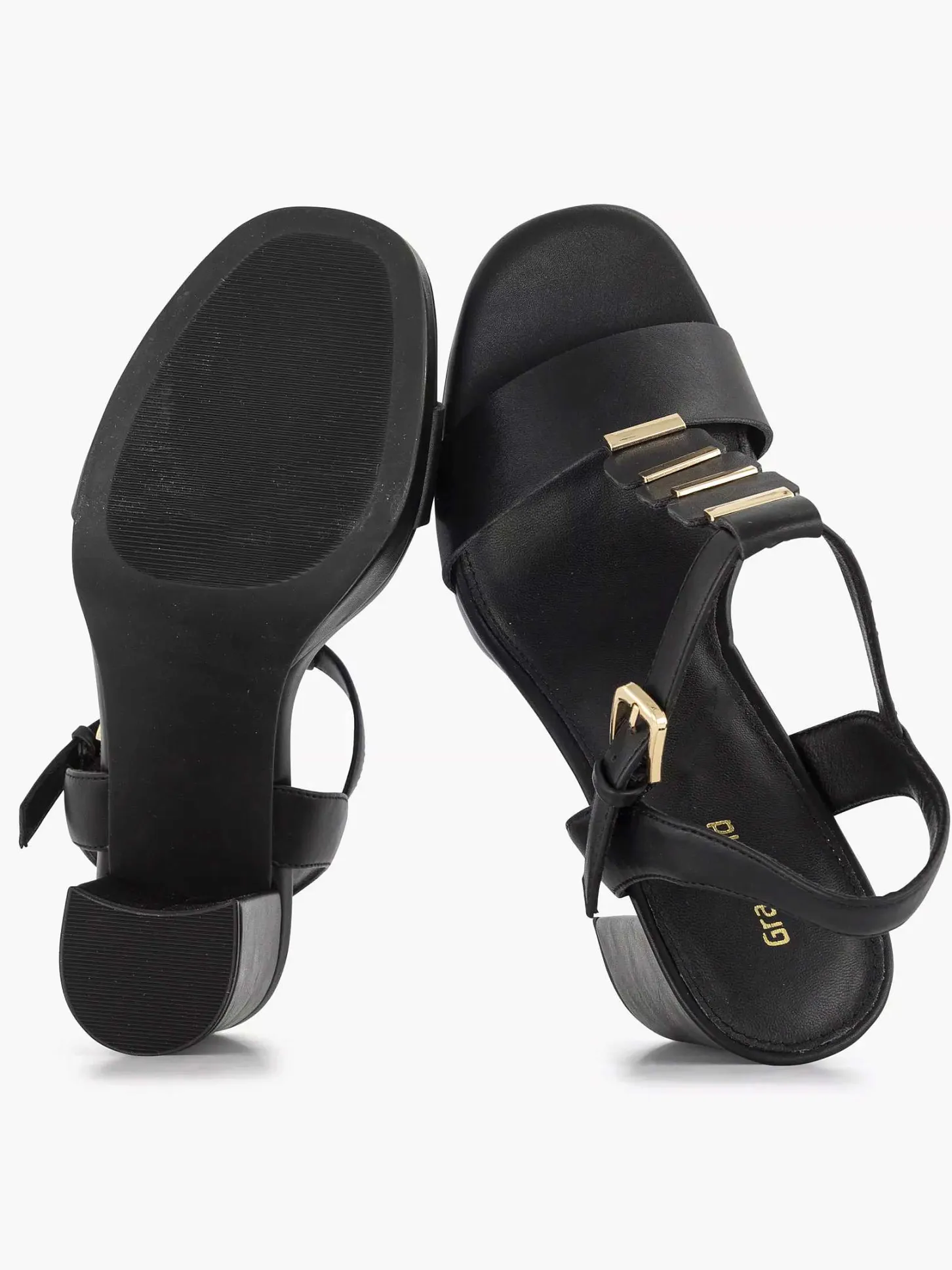 Outlet Zwarte Sandalette Dames Sandalen
