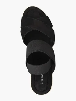 Clearance Zwarte Sandalette Dames Sandalen