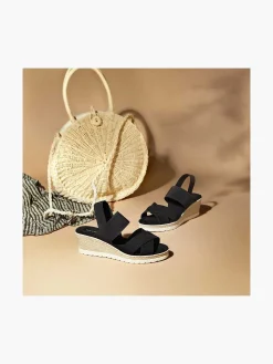 Clearance Zwarte Sandalette Dames Sandalen