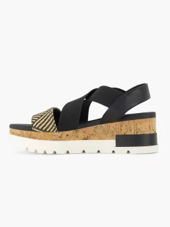 Outlet Zwarte Sandalette Dames Sandalen