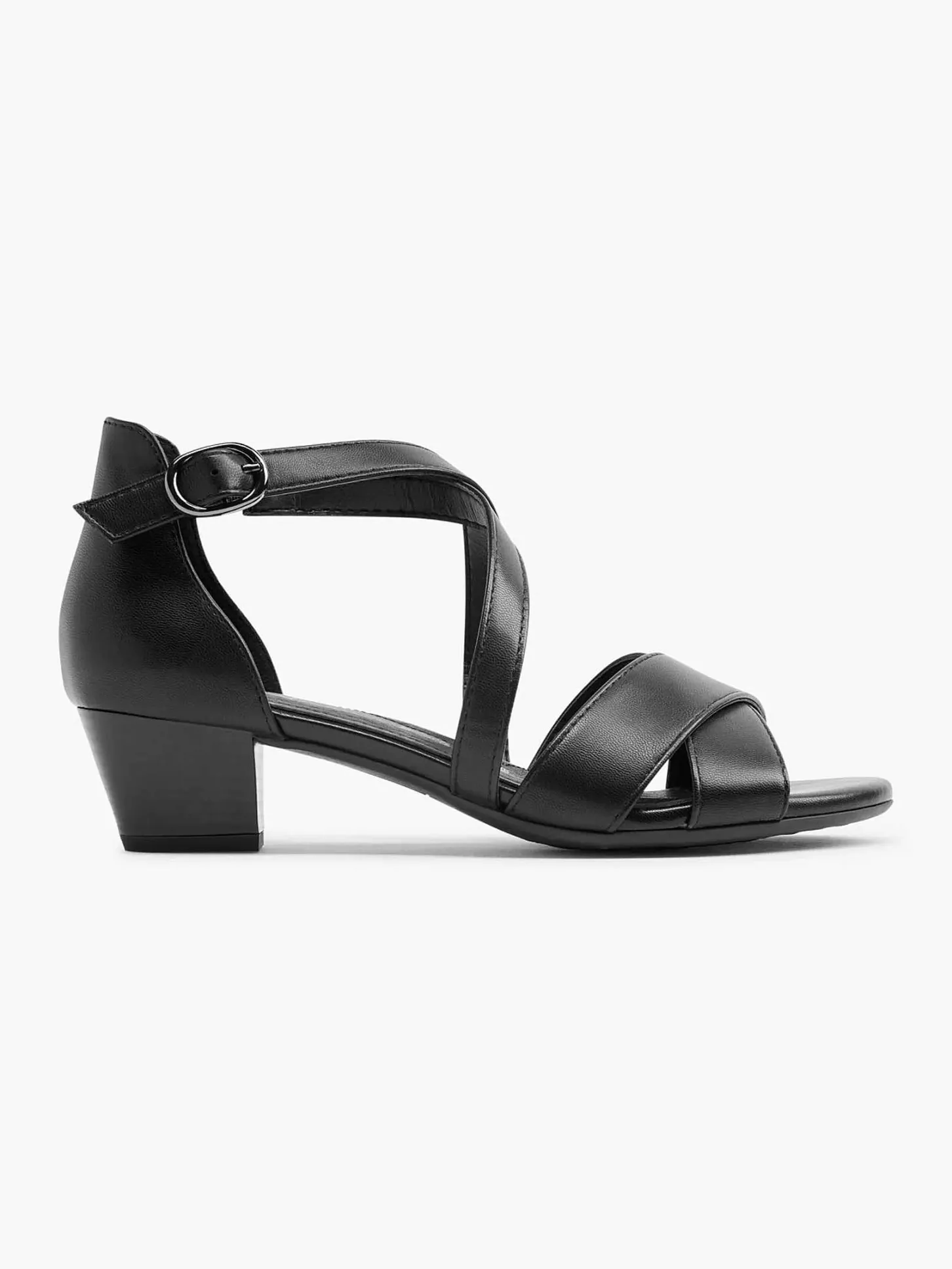 Discount Zwarte Sandalette Dames Comfort Schoenen