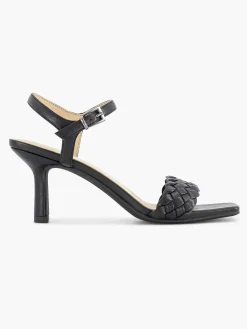 Online Zwarte Sandalette Gevlochten Dames Sandalen