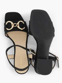 Best Zwarte Sandalette Sierketting Dames Sandalen