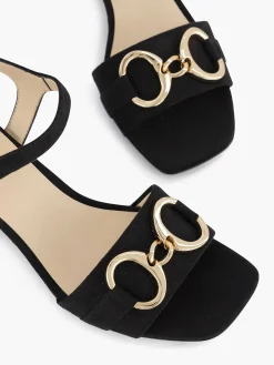 Best Zwarte Sandalette Sierketting Dames Sandalen