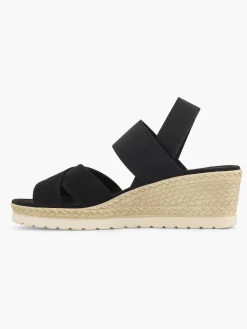 Clearance Zwarte Sandalette Sleehak Dames Sandalen