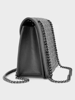 Zwarte Schoudertas Padded Dames Online Exclusive Accessoires