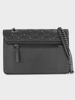 Zwarte Schoudertas Padded Dames Online Exclusive Accessoires