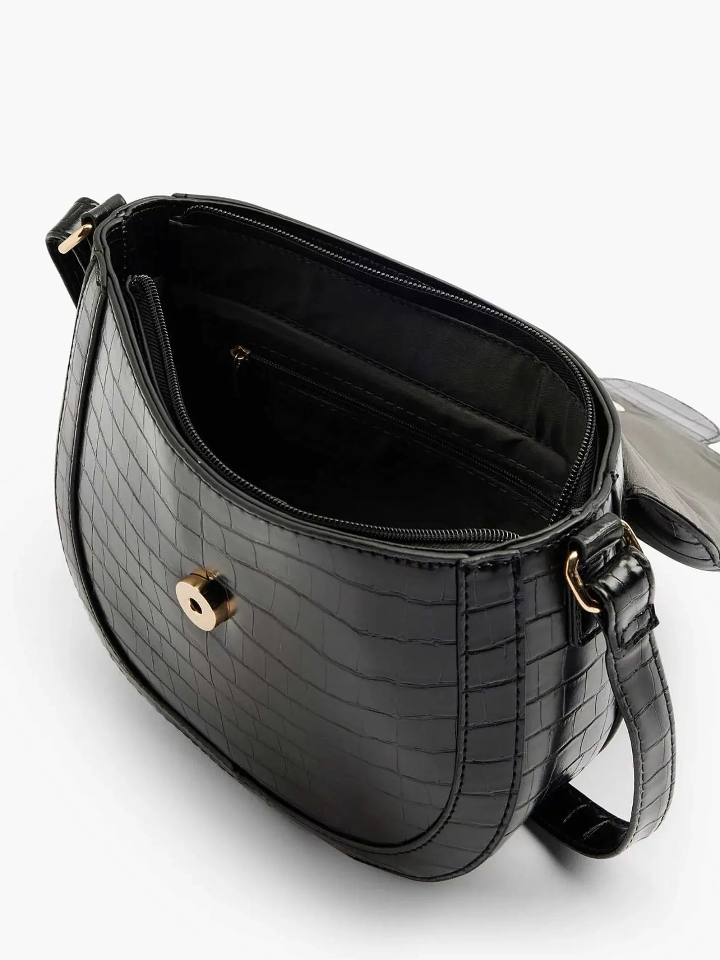 Outlet Zwarte Schoudertas Siergesp Dames Online Exclusive Accessoires