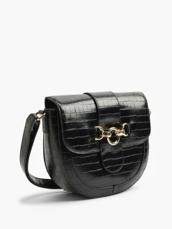 Outlet Zwarte Schoudertas Siergesp Dames Online Exclusive Accessoires